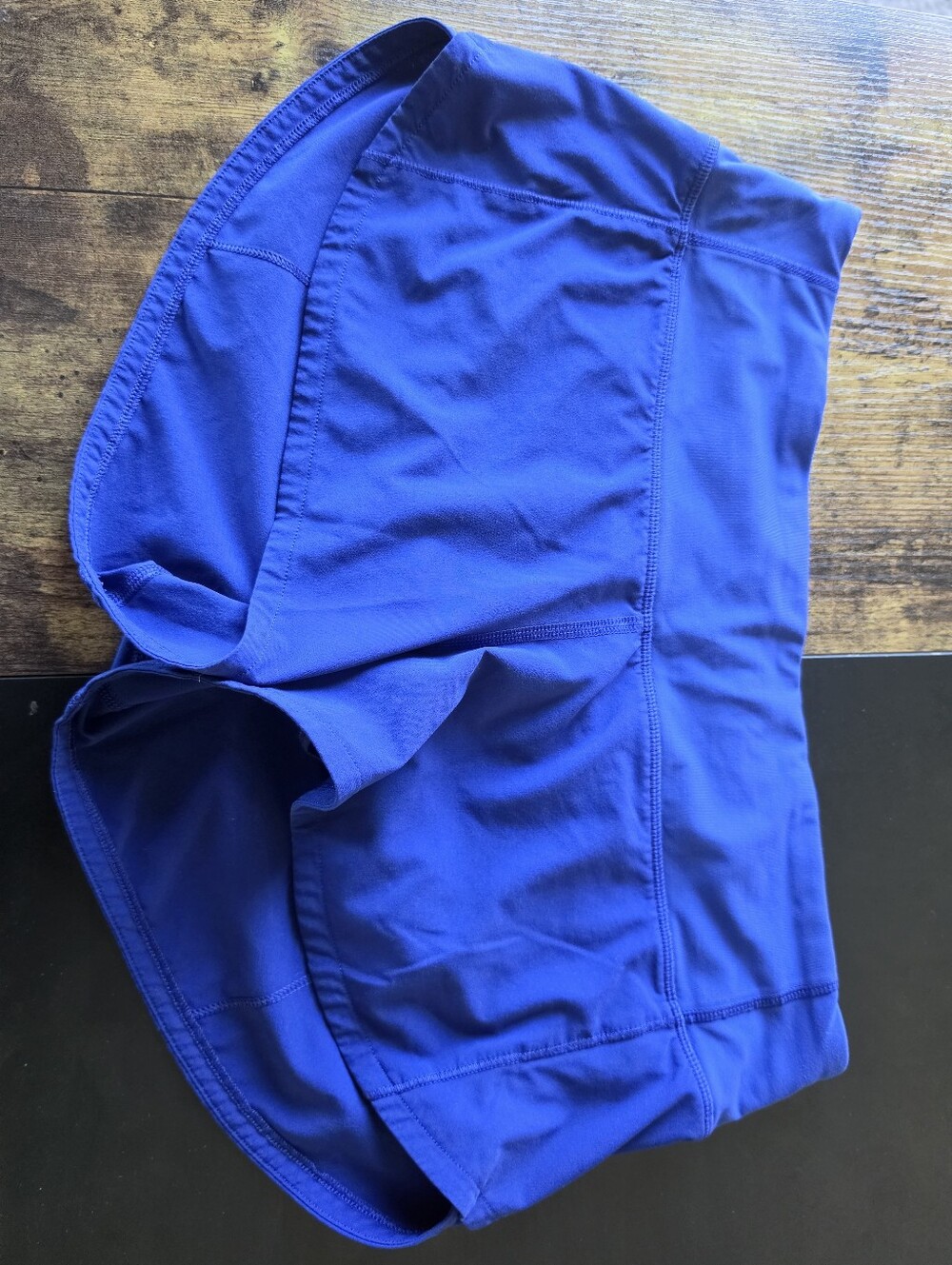 Lululemon Speed Up Low Rise Lined Running Shorts 2.5" Blue Size 4 FLAWED
